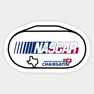 Texas NASCAR Fan Sticker